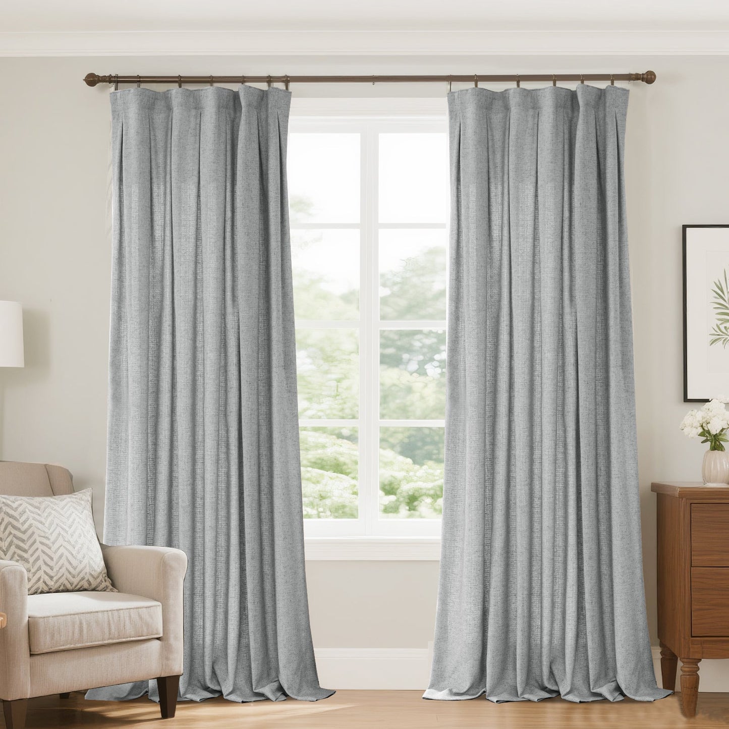 Lun Faux LInen Heavyweight curtains