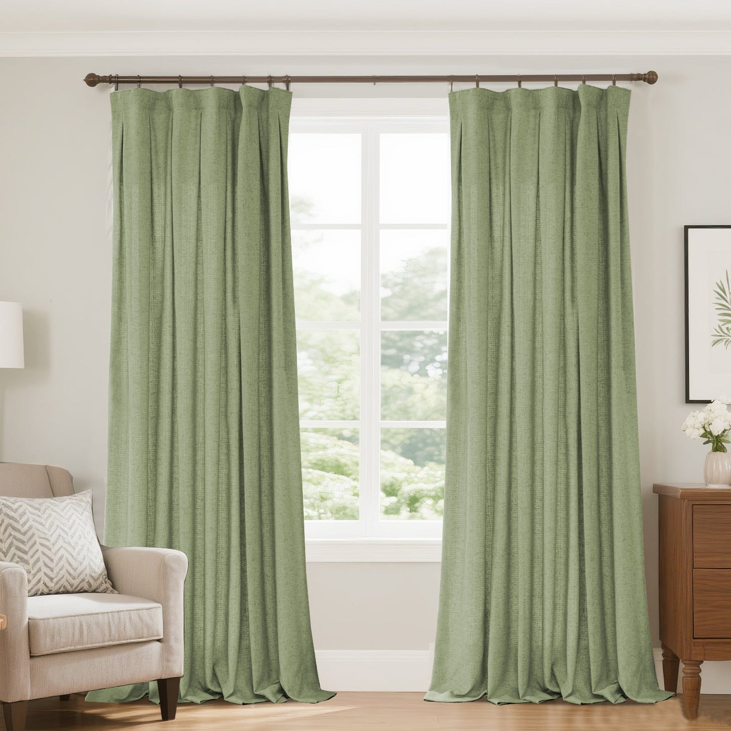 Lun Faux LInen Heavyweight curtains