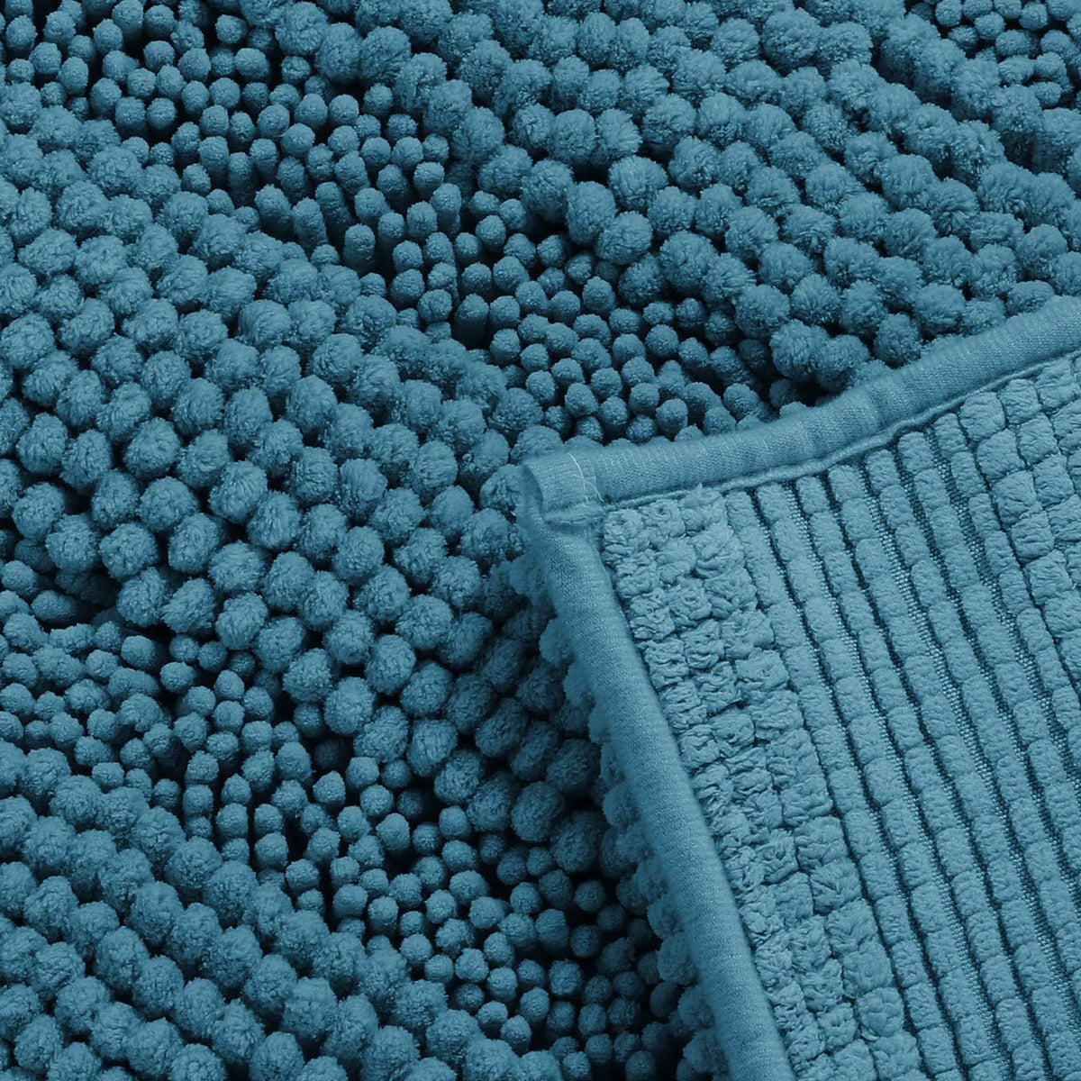 Smarcute Chenille Non-slip Bath Mat 2 Piece - 50x81cm & 43x61cm