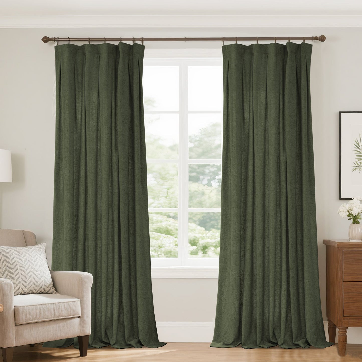Lun Faux LInen Heavyweight curtains
