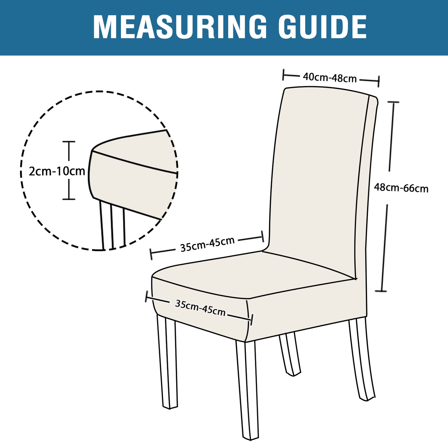 Thick Velvet Dining Chair Covers Slip Covers Dining Room Chairs Cover 2/4/6 Pack