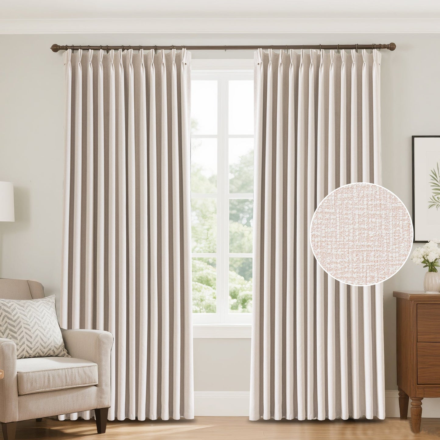 Zariel Modern European Urban Lattice Pattern Velvet Curtains