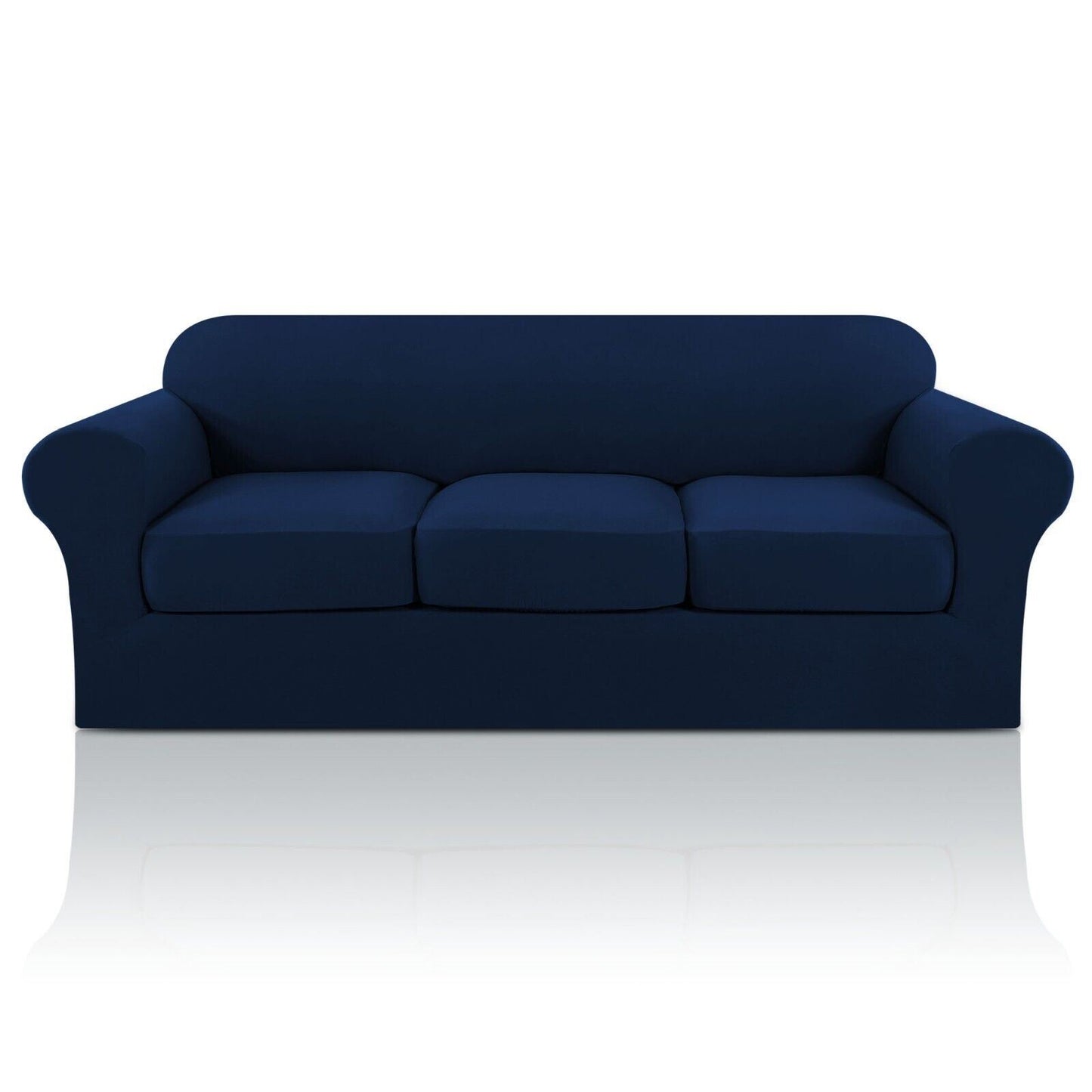 2 Pic Microfiber Stretch Sofa Covers Couch Covers Slipcovers with Elastic Bottom