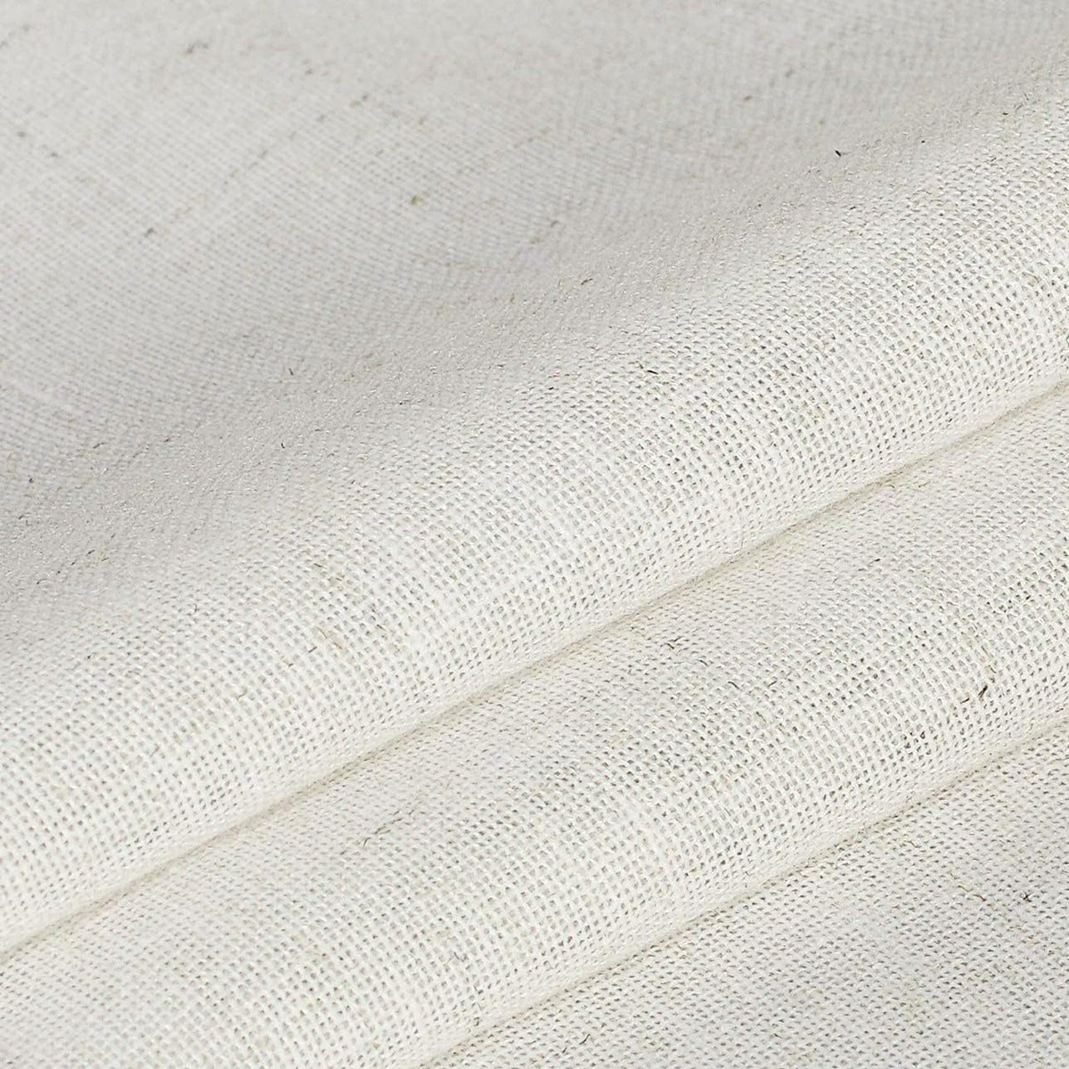 Smarcute Linen Blended Rod Pocket Curtain - 2X 132x243cm