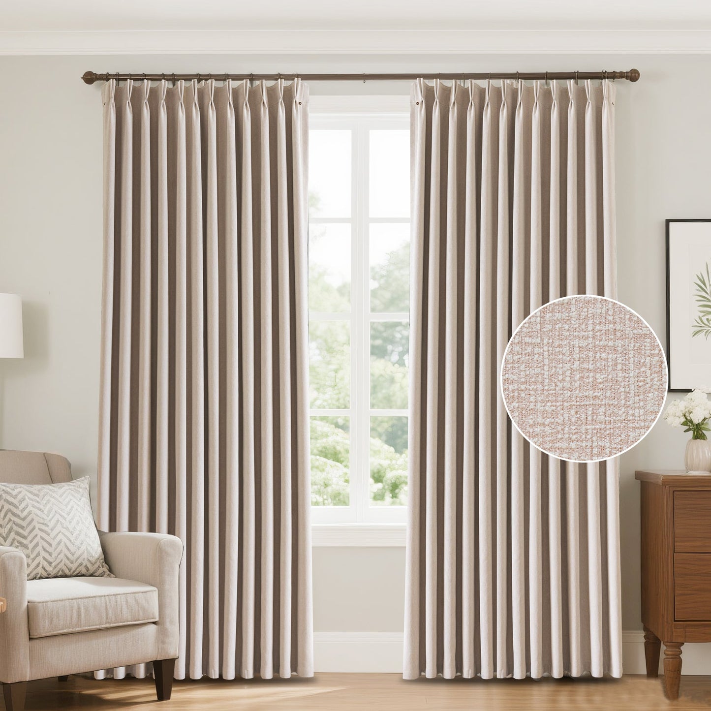 Zariel Modern European Urban Lattice Pattern Velvet Curtains