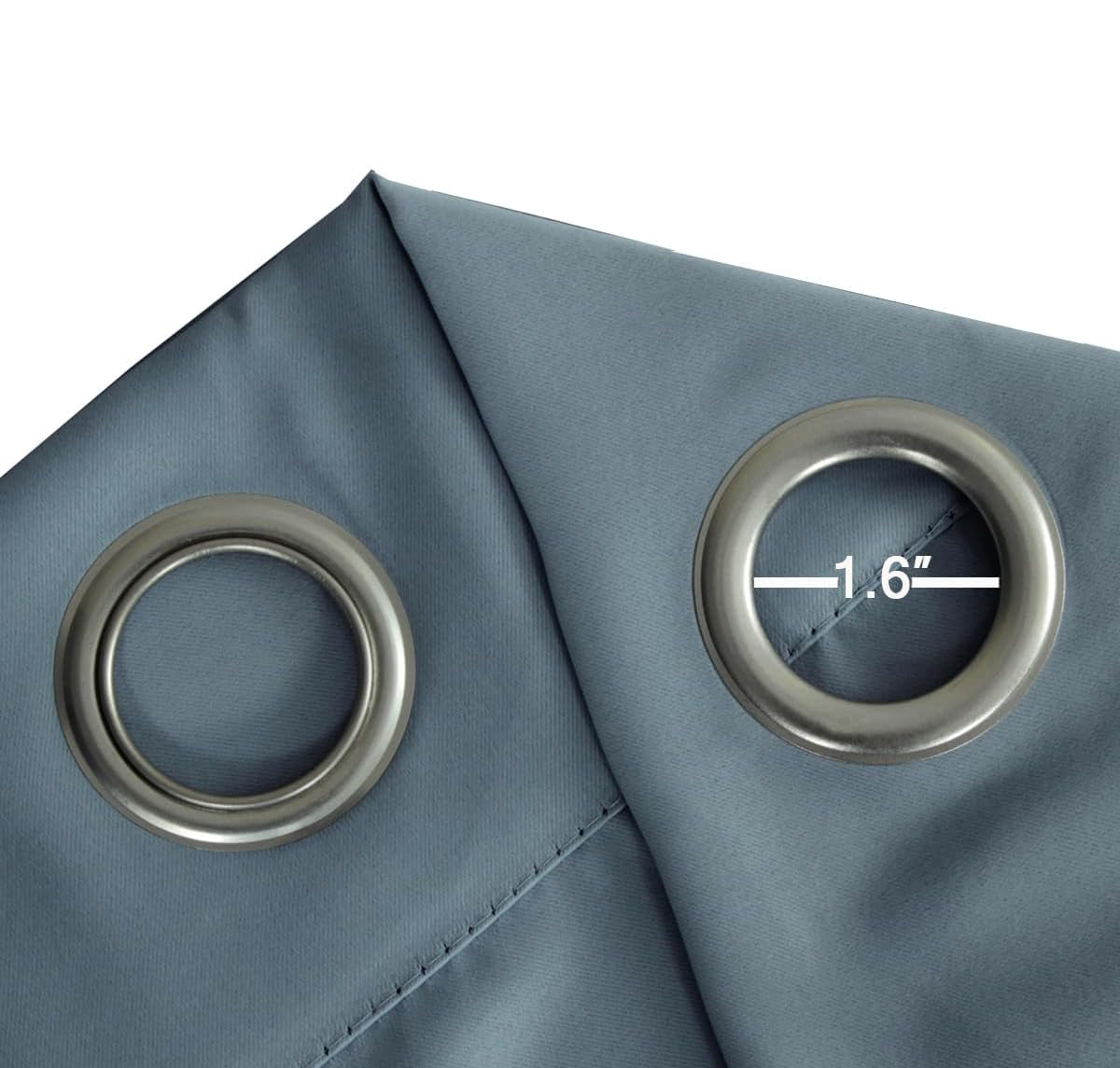 Velana Solid Color Blackout Curtain Pleated