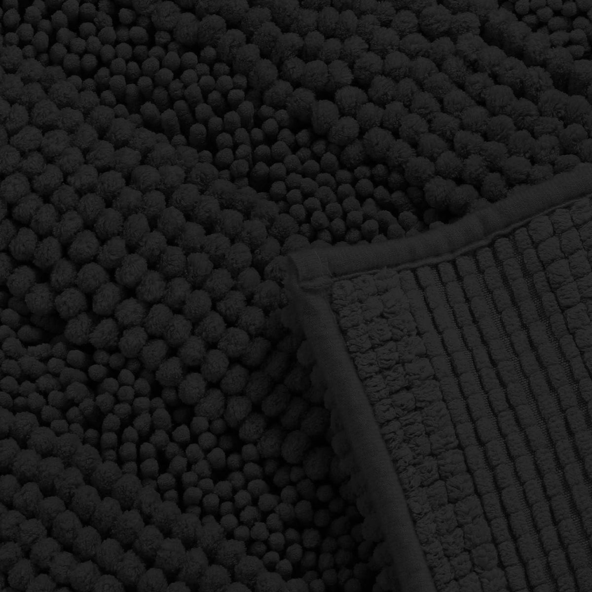 Smarcute Chenille Non-slip Bath Mat 2 Piece - 50x81cm & 43x61cm