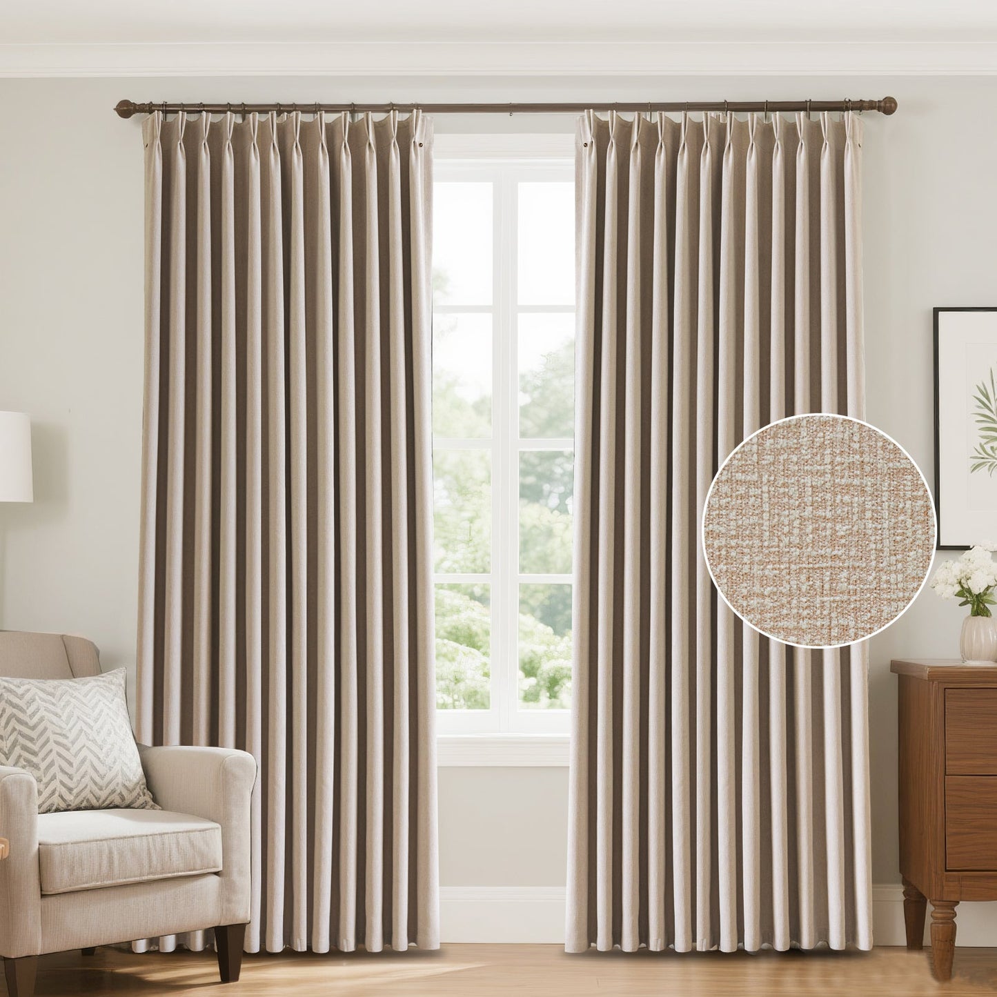 Zariel Modern European Urban Lattice Pattern Velvet Curtains