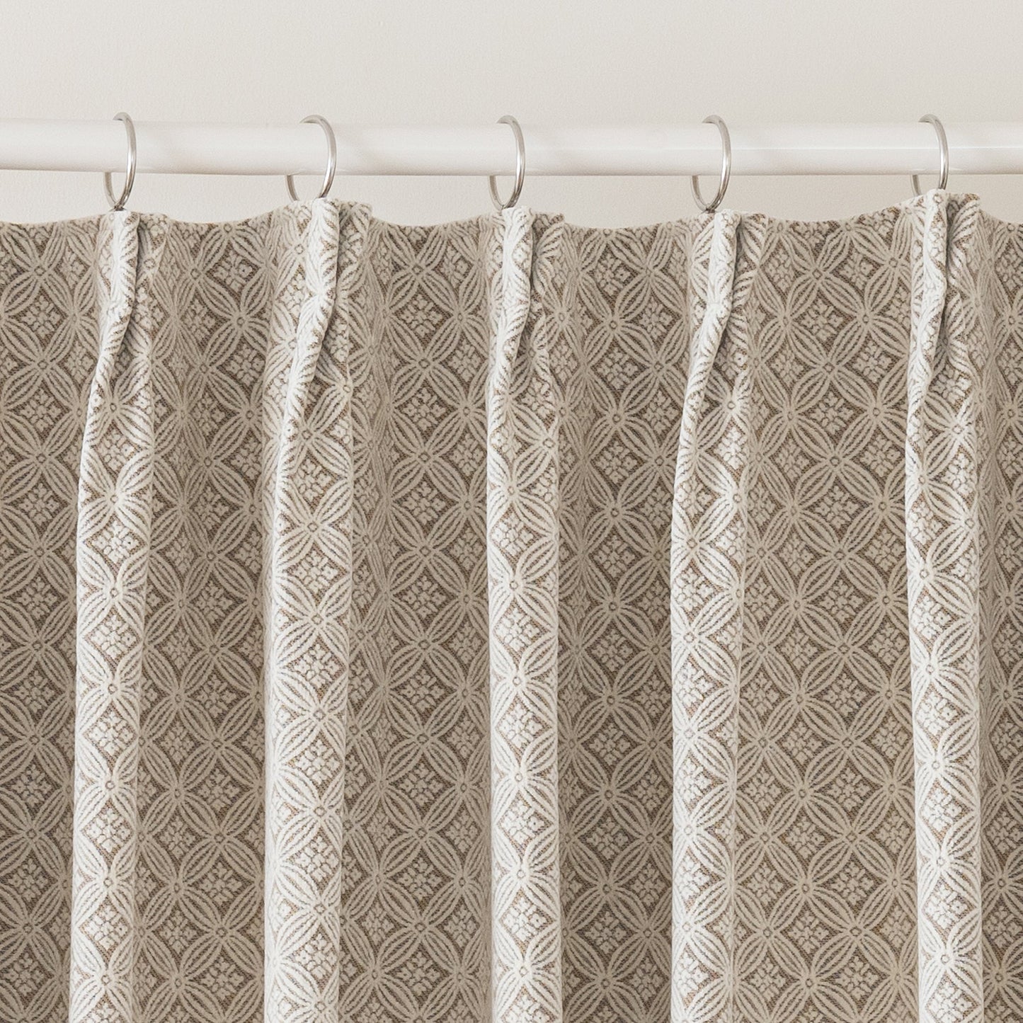 Lyssa Jacquard Curtain Drapery Pleated