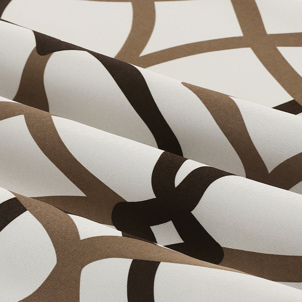 Smarcute Blockout Geo Printed Grommet Curtain - 2X 132x213cm