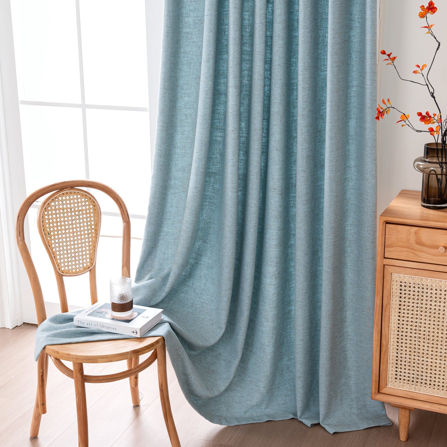 Draxis Textured Blended Linen Curtains