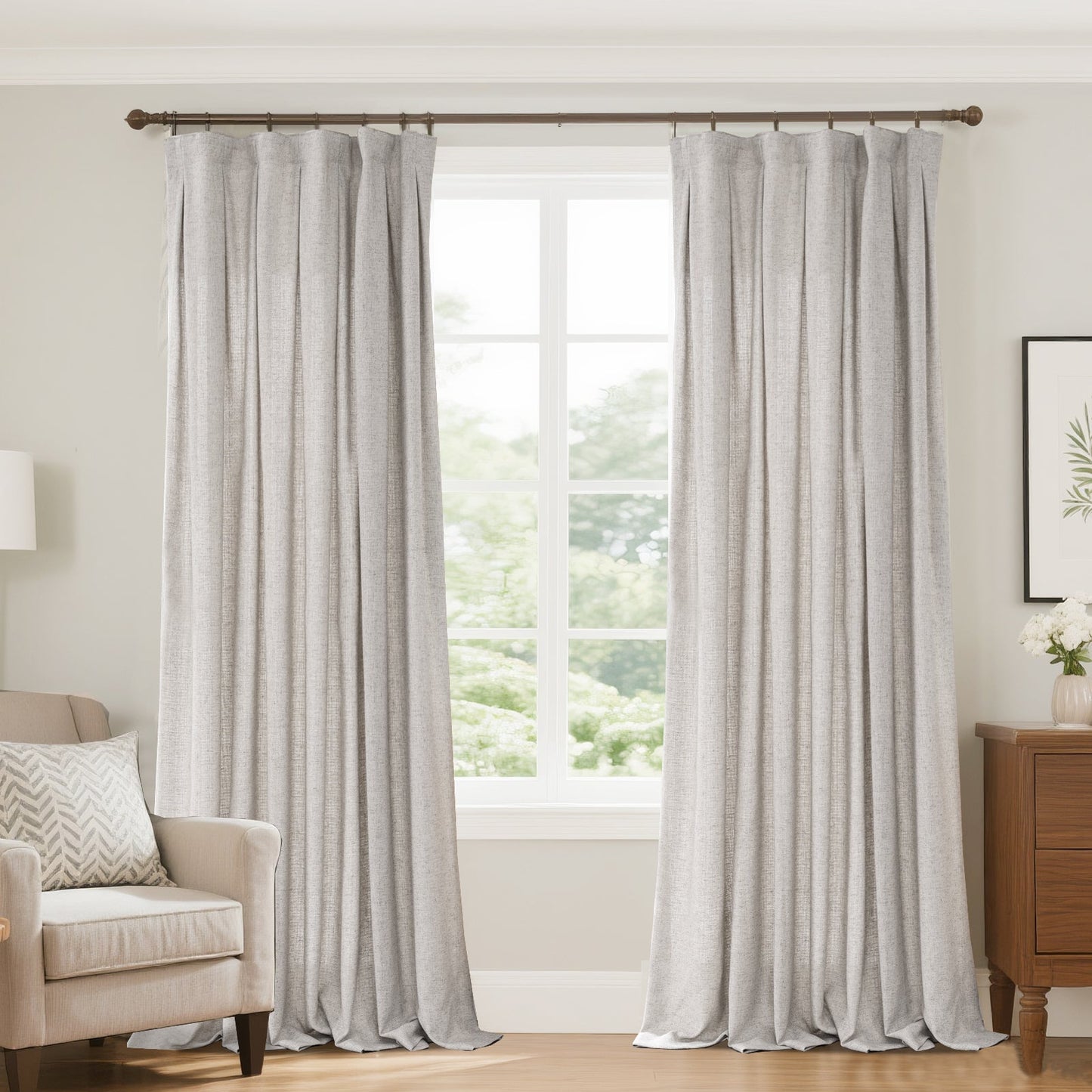 Lun Faux LInen Heavyweight curtains