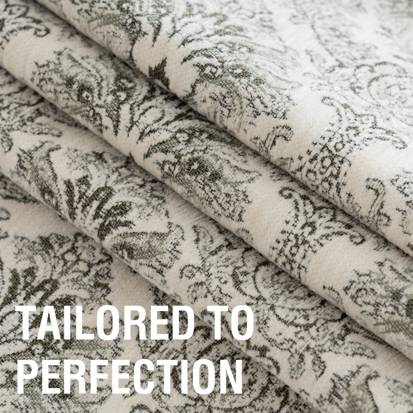 Lyssa Jacquard Curtain Drapery Pleated