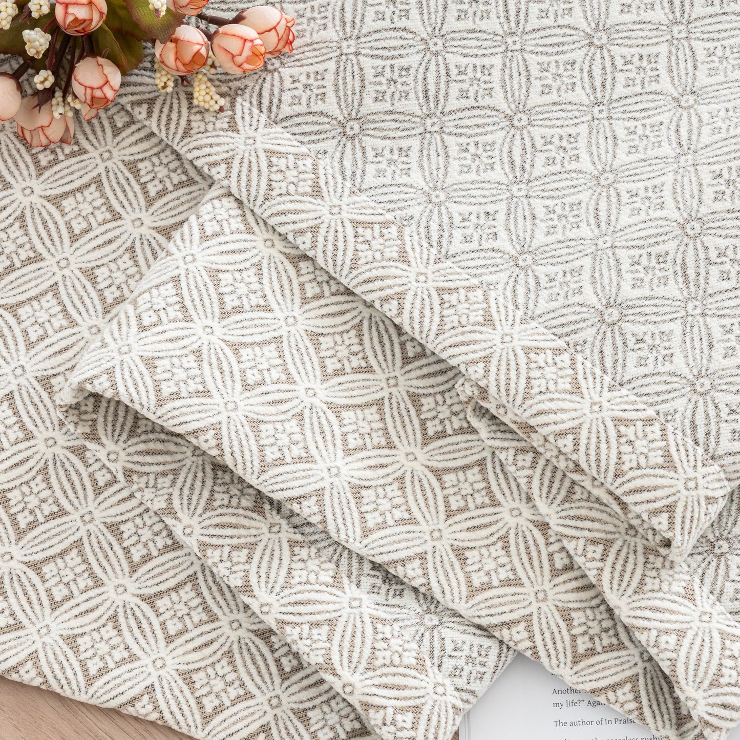 Lyssa Jacquard Curtain Drapery Pleated