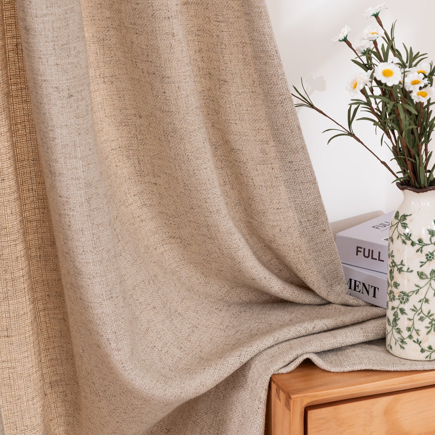 Lun Faux LInen Heavyweight curtains