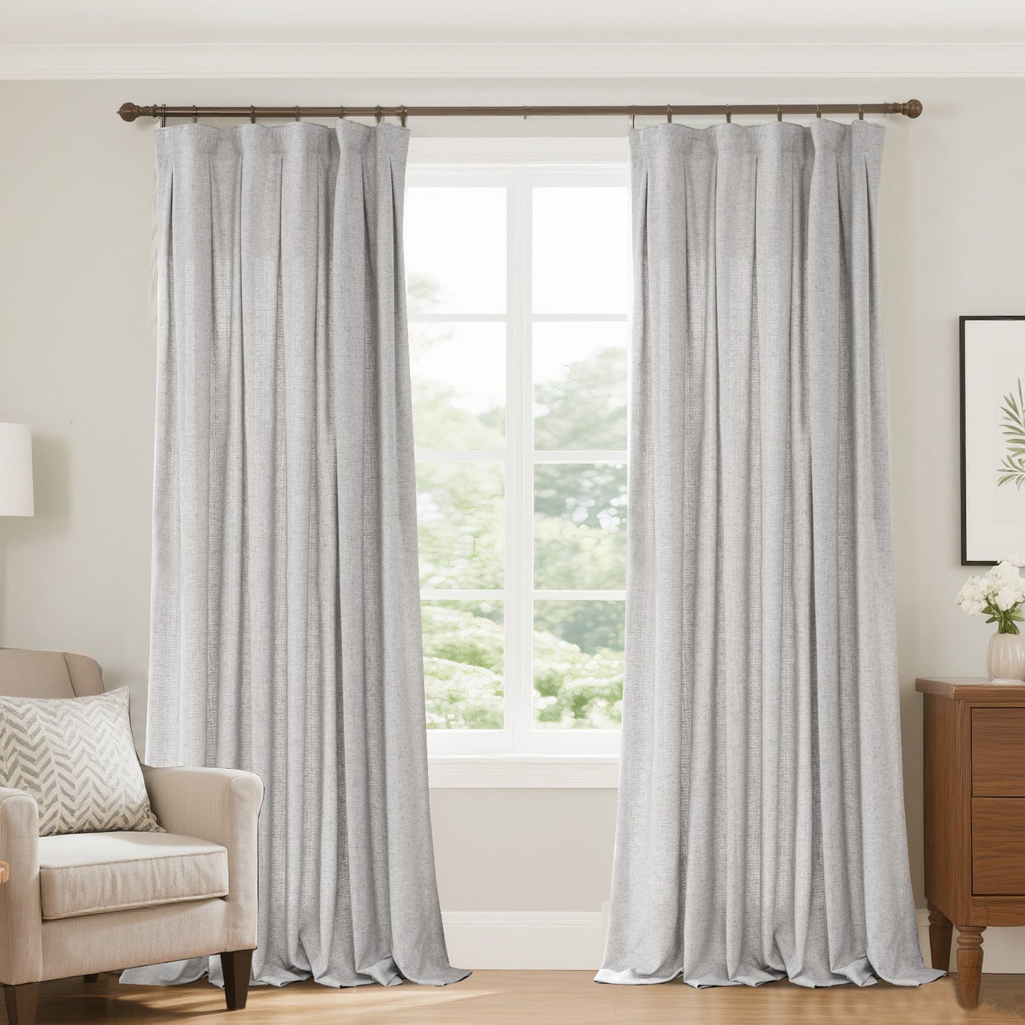 Lun Faux LInen Heavyweight curtains