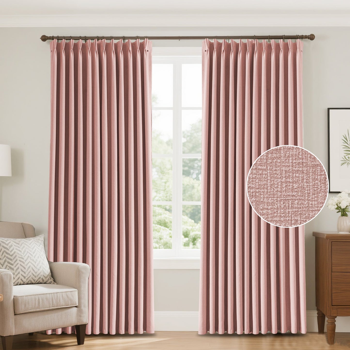 Zariel Modern European Urban Lattice Pattern Velvet Curtains