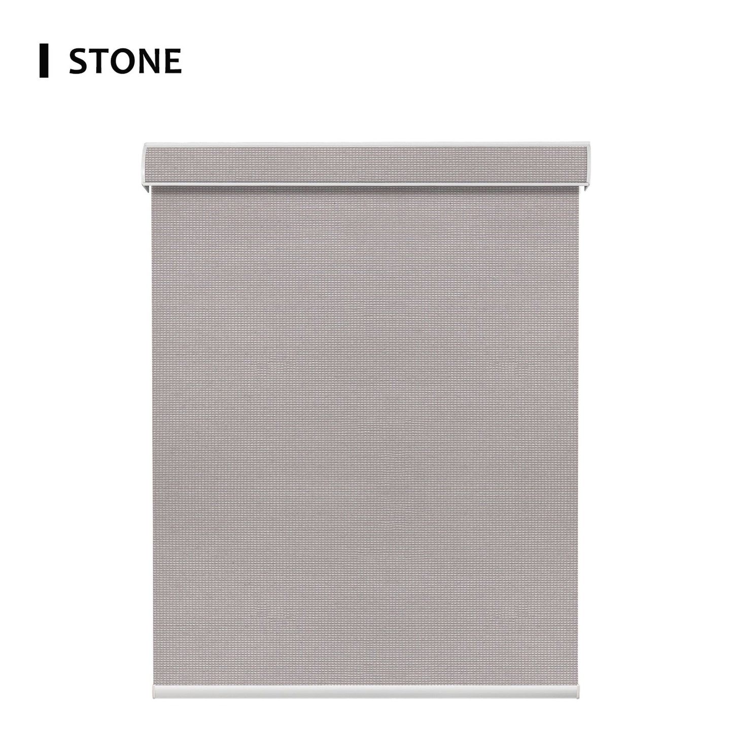 Motorized Light Filtering Roller Shades 50% Blackout PVC Free Sunscreen