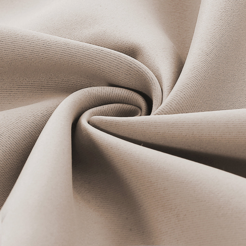 Smarcute Outdoor Patio Waterproof Grommet Curtain - 2X 132x213cm