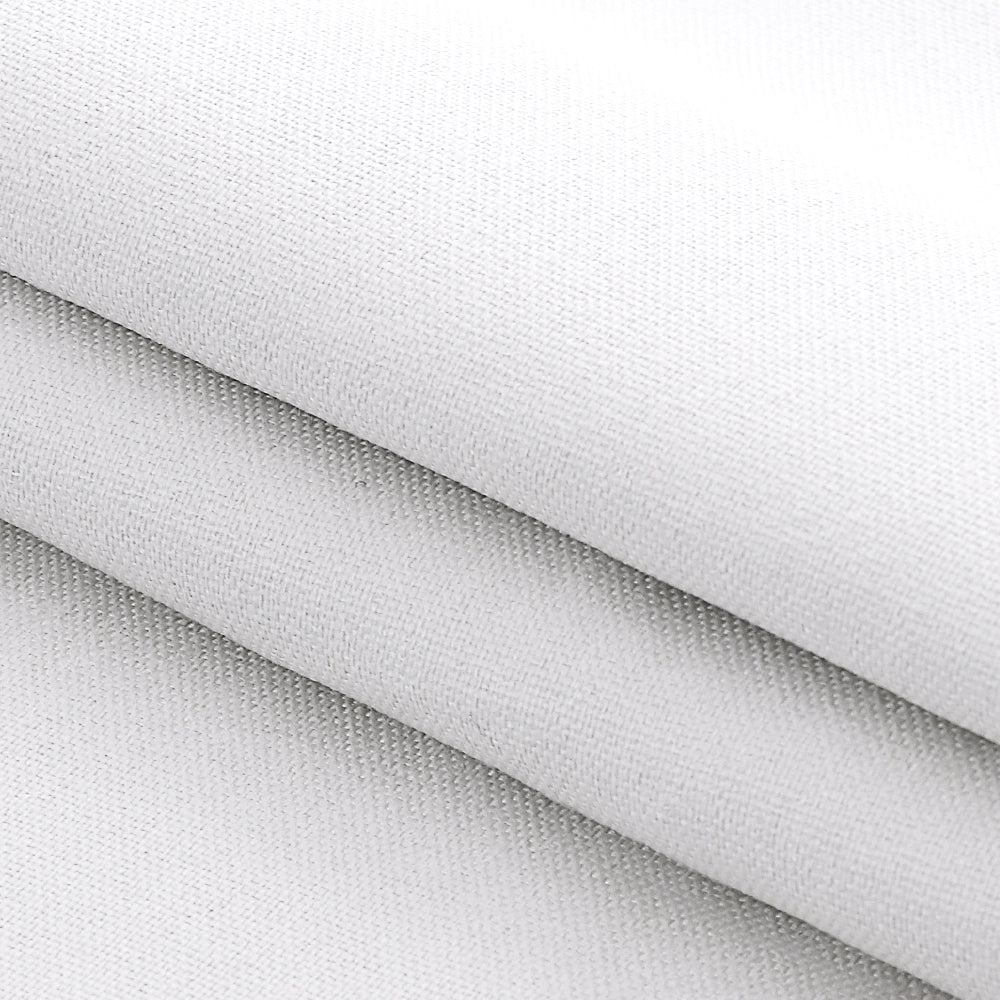 Smarcute Blockout Linen Textured Eyelet Curtain - 2X 132x243cm