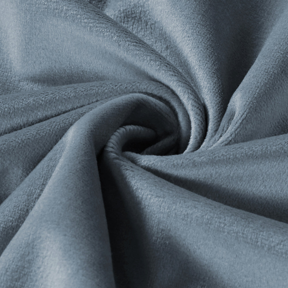 Smarcute Velvet Room Darkening Grommet Curtain - 2X 132x160cm
