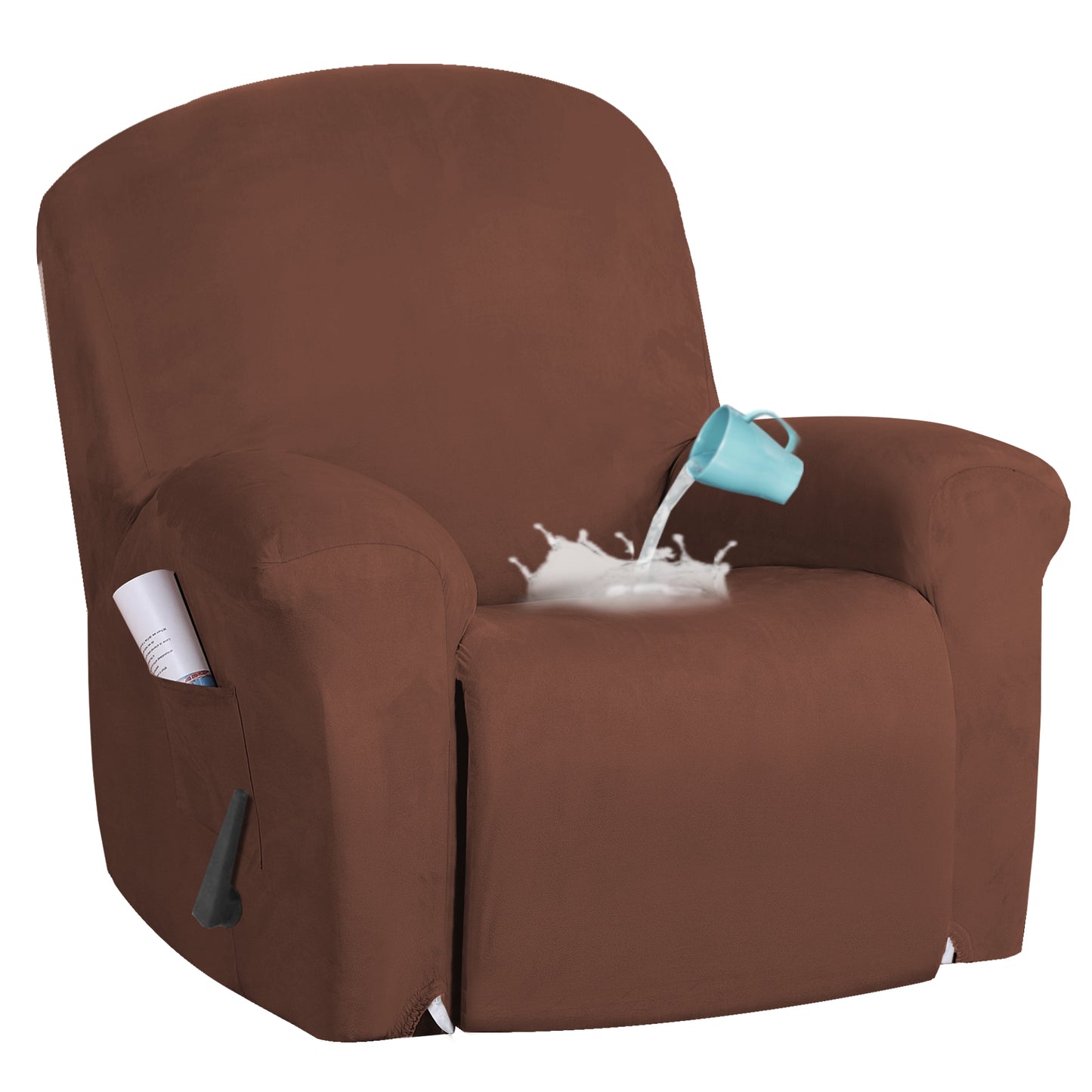 Recliner Cover Non Slip Stretch Suede Recliner Couch Covers Recliner Chair Cover