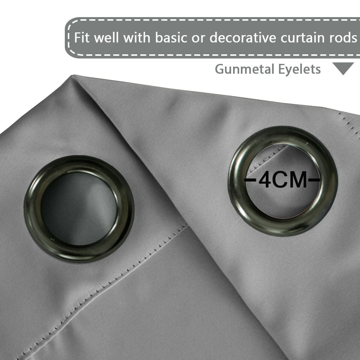 Blockout Curtains for Glass Door Extra Wide Blackout Curtain Draperies for Patio