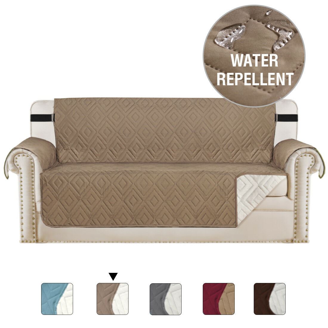 Sofa Covers Couch Covers Water Repellent Slip Covers Soft Thick Quilted for Pets
