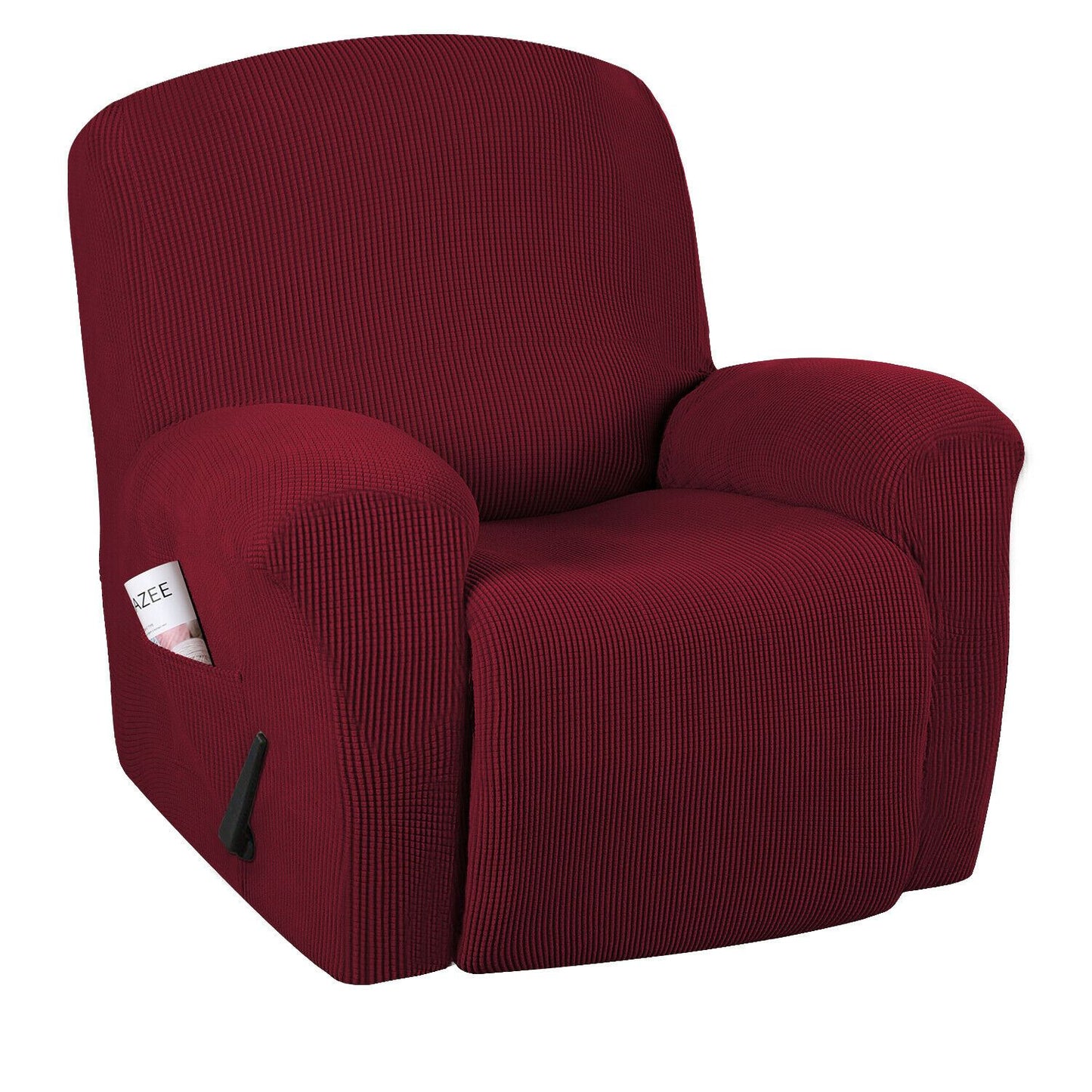 Stretch Recliner Cover 1-Piece Thick Soft Jacquard Recliner Chair Slip Cover