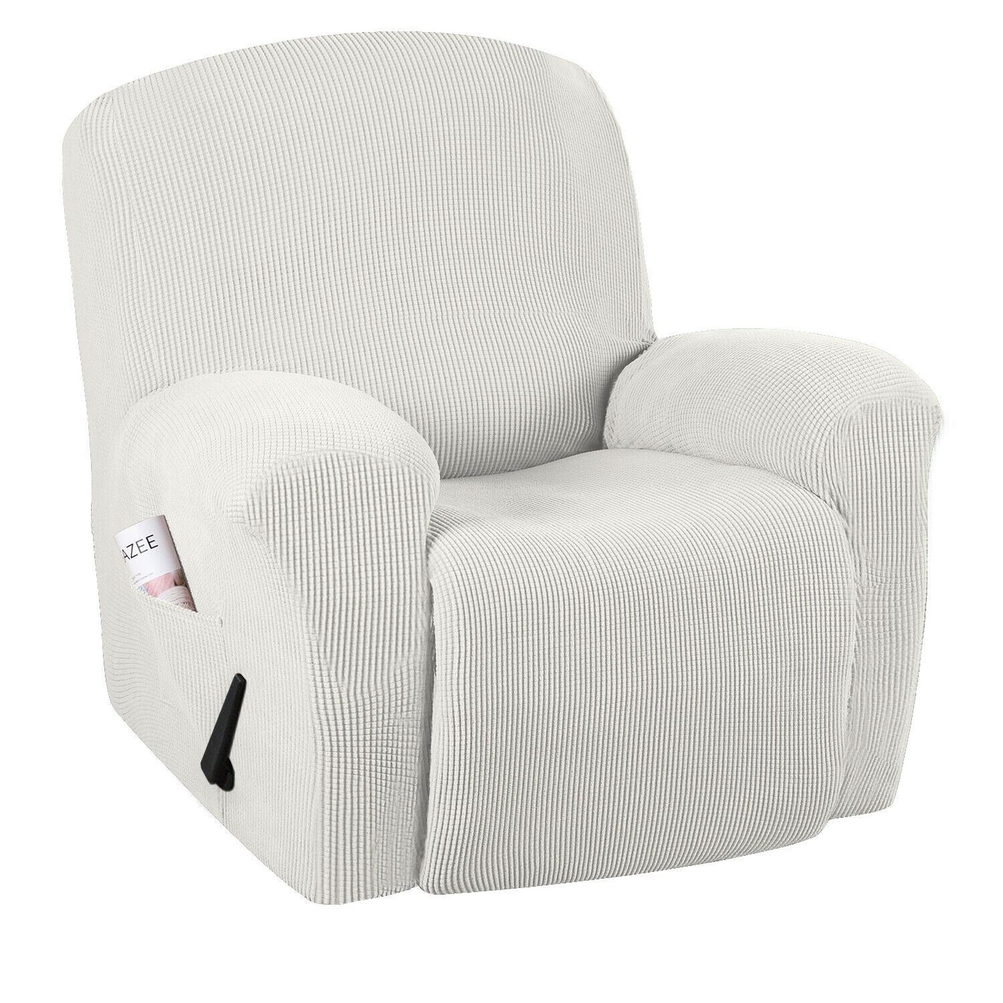 Stretch Recliner Cover 1-Piece Thick Soft Jacquard Recliner Chair Slip Cover