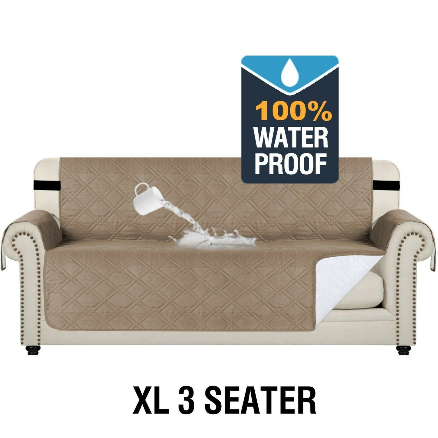 100% Waterproof Sofa Protector Cover Couch Covers for Dogs / Pets Sofa Covers