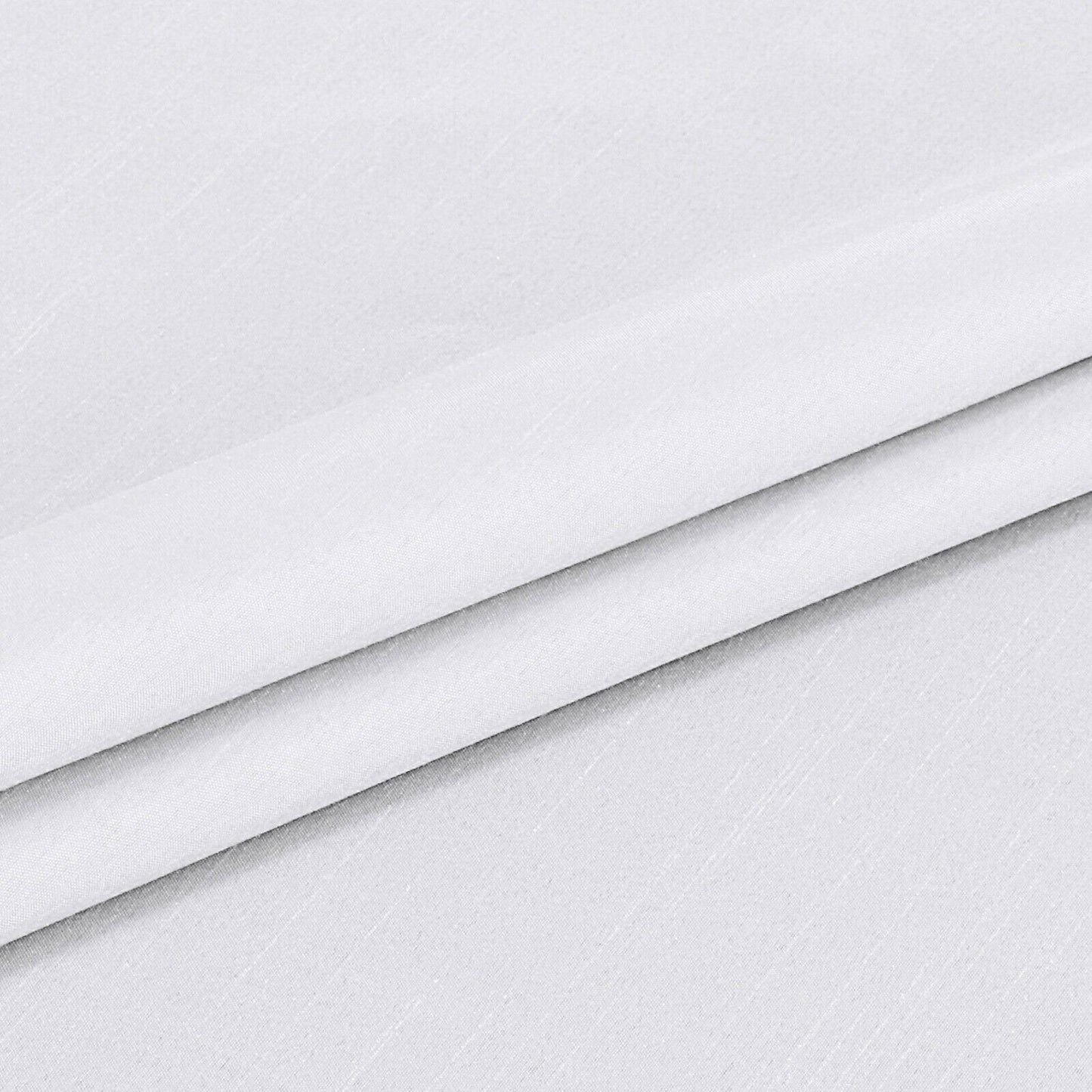2x Faux Silk Curtains Light Reducing Draped Privacy Window Curtain Draperies