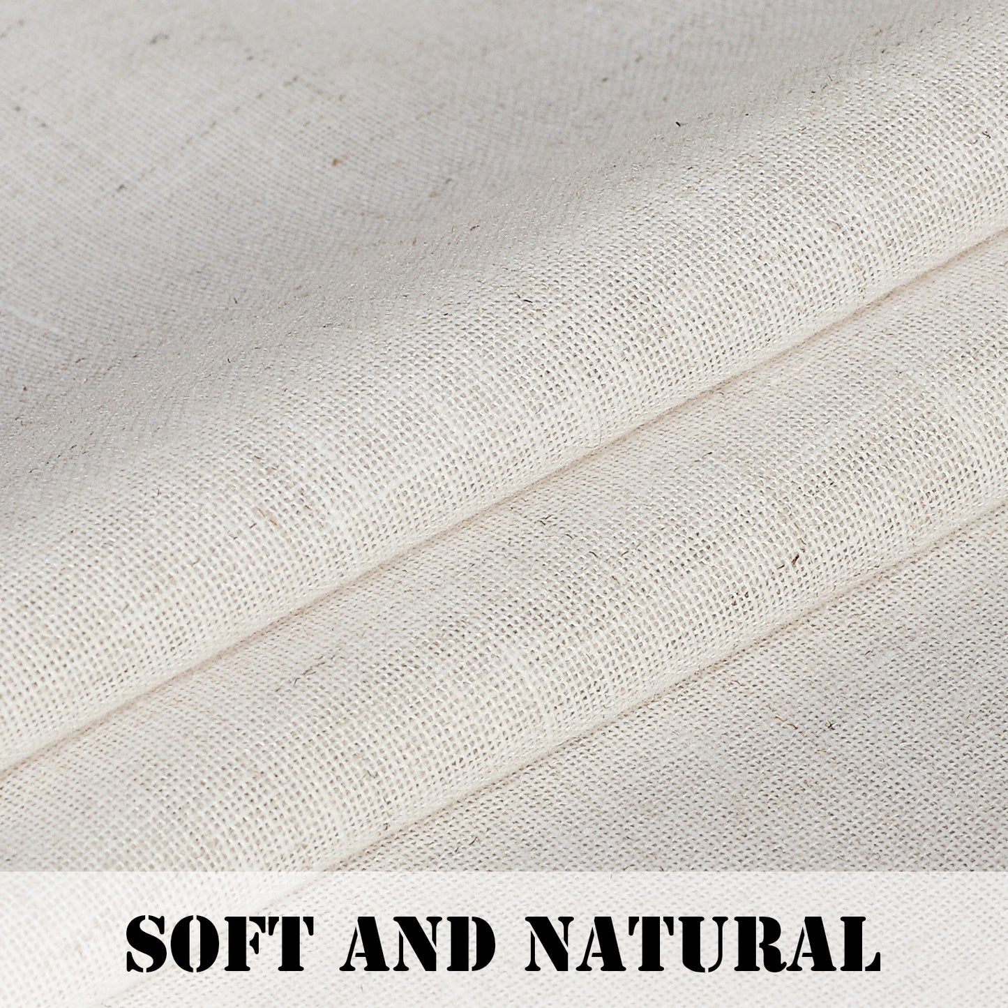 Curtains Natural Linen Blended Energy Efficient Light Filtering Curtains / Tab Top Curtains Window Treatments Panels / Drapes
