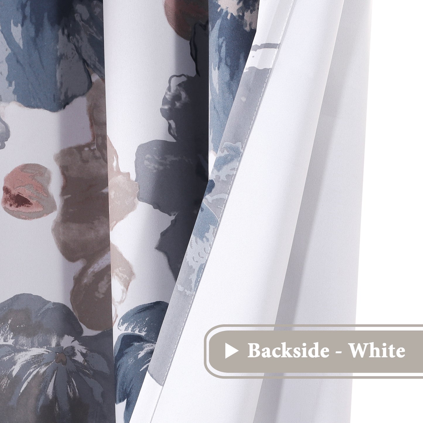 Blockout Curtains Pair Bedroom Living Room Vintage Floral Eyelet Curtains