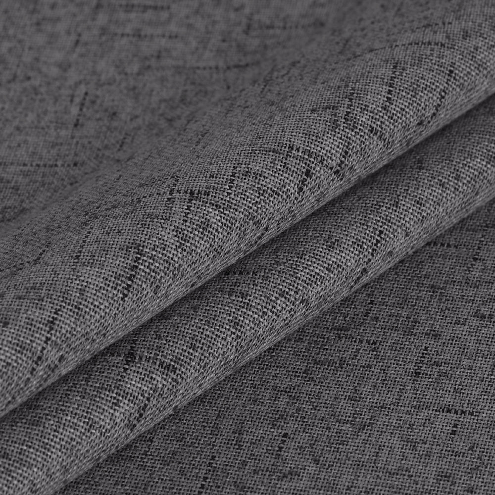 100% Blockout Curtains Pair Rich Linen Textured Full Blackout Curtain Draperies