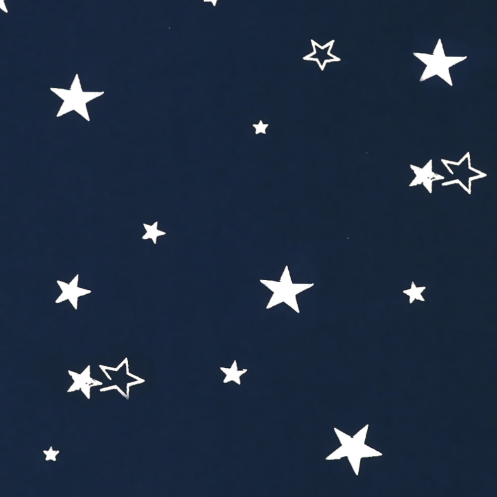 1 Pair Kids Curtains Blockout Eyelet Blackout Kids Bedroom Curtains Star Pattern