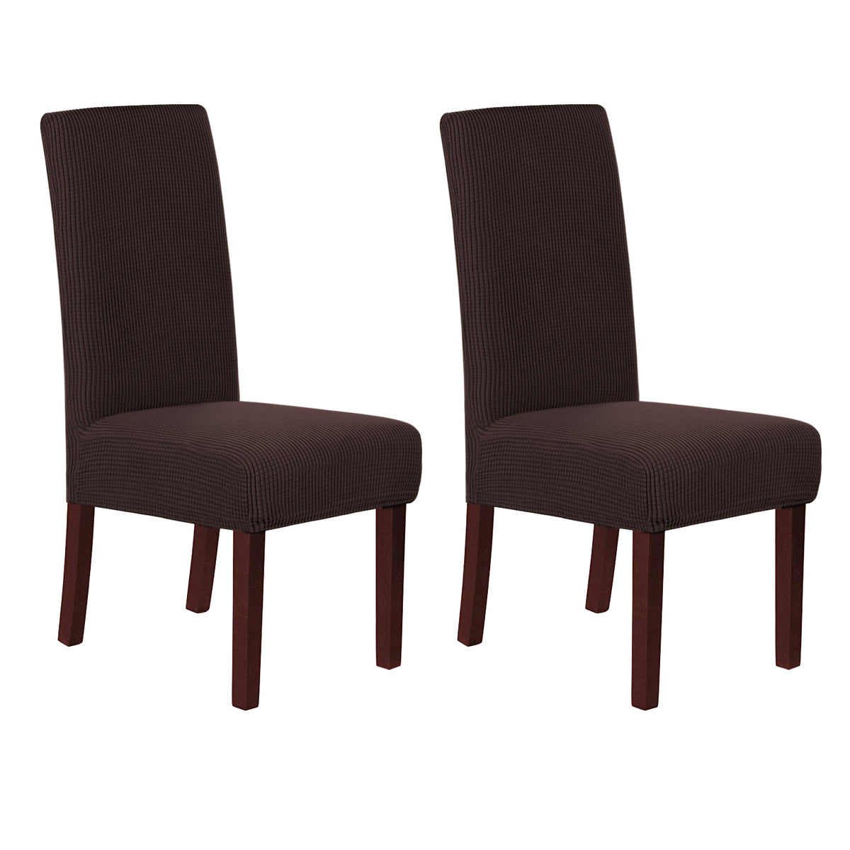 Smarcute Jacquard Stretch Removable Dining Chair Cover Set of 2