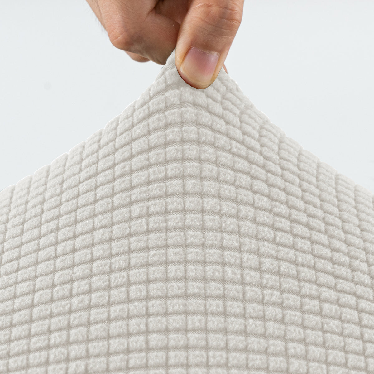Smarcute 3 Seater High Stretch Jacquqard Textured Sofa Cover