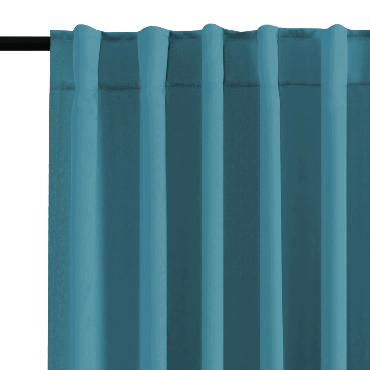 Smarcute Blockout Back Tab Solid Curtain - 2X 132x160cm