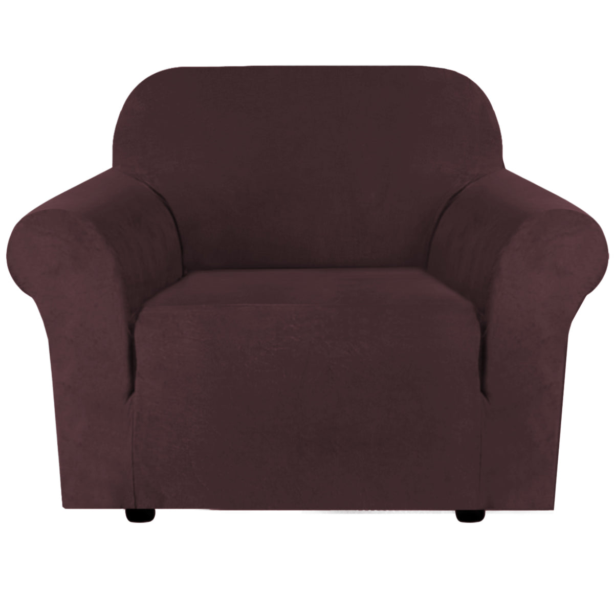 Smarcute 1 Seater Stretch Suede Soft Luxurious Fabric Sofa Cover