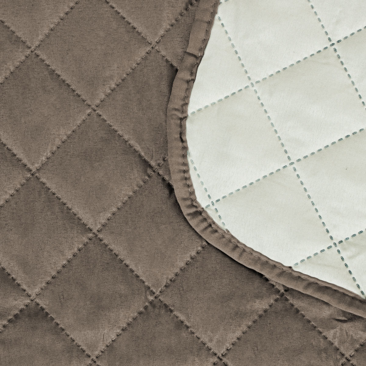 Smarcute 3 Seater Quilted Reversible Sofa Cushion with Straps