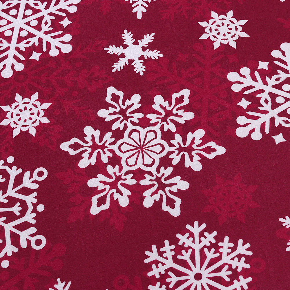 Smarcute 2 Pieces Christmas Velvet Sectional Cushion Seat Covers