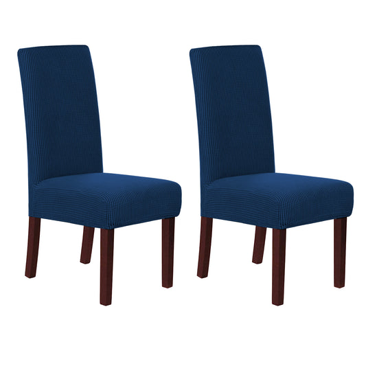 Smarcute Jacquard Stretch Removable Dining Chair Cover Set of 2