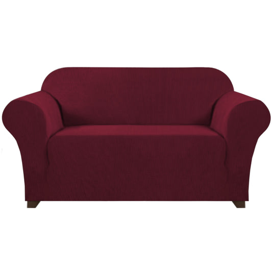 Smarcute 2 Seater High Stretch Jacquqard Textured Sofa Cover