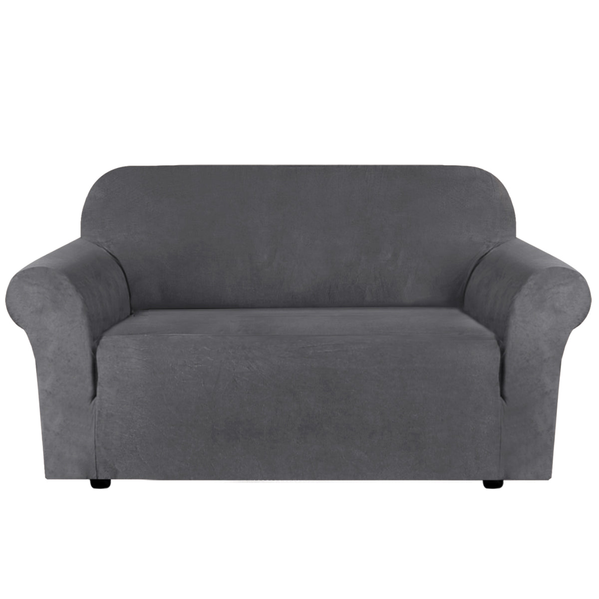 Smarcute 2 Seater Stretch Suede Soft Luxurious Fabric Sofa Cover