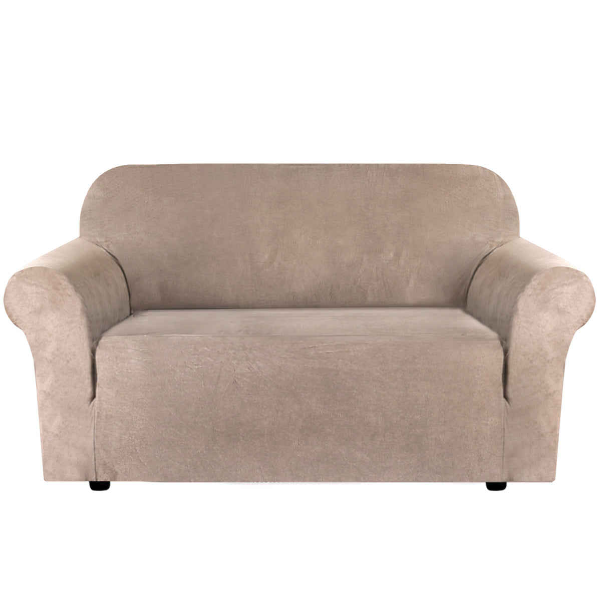 Smarcute 2 Seater Stretch Suede Soft Luxurious Fabric Sofa Cover