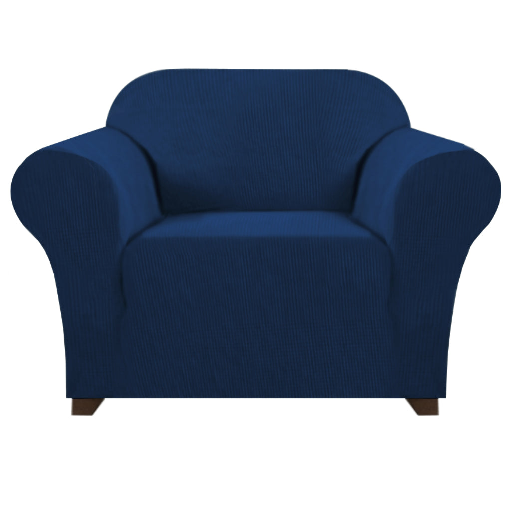 Smarcute 1 Seater High Stretch Jacquqard Textured Sofa Cover