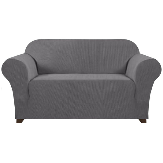 Smarcute 2 Seater High Stretch Jacquqard Textured Sofa Cover