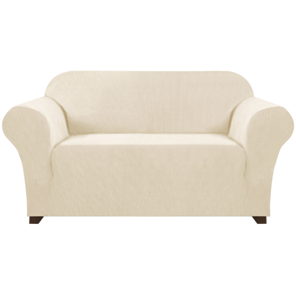 Smarcute 2 Seater High Stretch Jacquqard Textured Sofa Cover