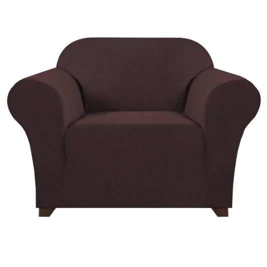 Smarcute 1 Seater High Stretch Jacquqard Textured Sofa Cover